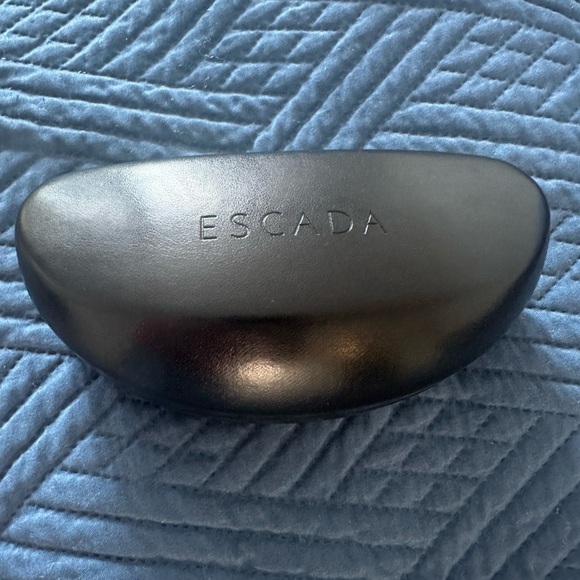 Escada Oversized Sunglasses with Blue Gradient Lenses - Picture 6 of 6